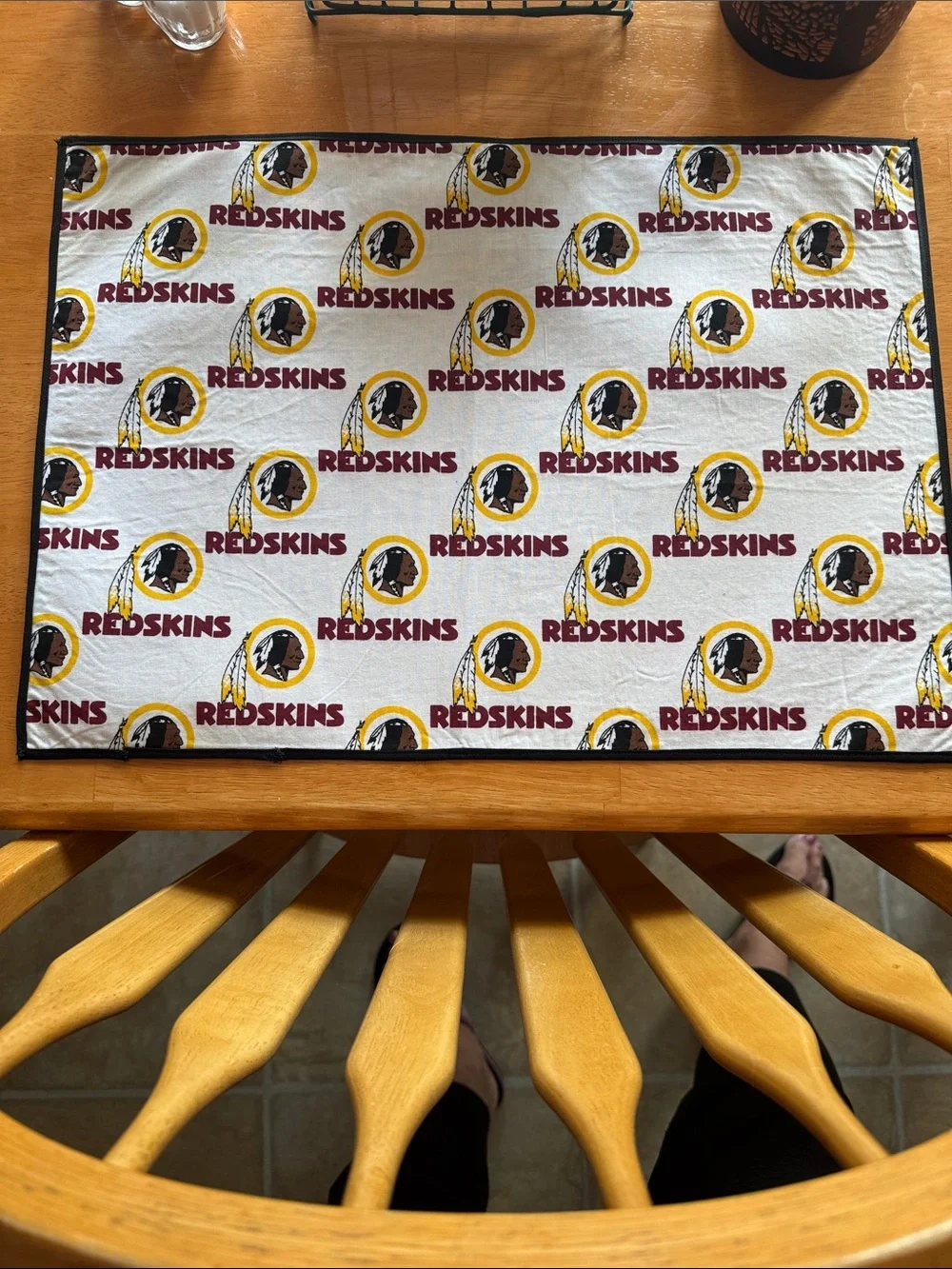 Set of 2 Washington Redskins Football Team Logo Placemats from 2005